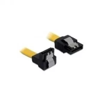 Kabel SATA męski/męski DeLOCK 0,1 m żółty