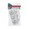Rozdzielacz zasilania ESPERANZA ELK307W — 3-gniazdowy przełączany adapter wewnętrzny, wtyczka typu E, 220–240 V, 16 A, 3680 W, biały
