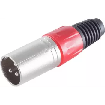 Złącze XLR ShiverPeaks BS55002-G zielone — 3-pinowe męskie złącze audio