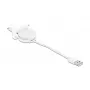Kabel DeLOCK Easy 45 Moduł USB 2.0 Chowany kabel USB Typ-A na 8 Pin Lightning żeński biały
