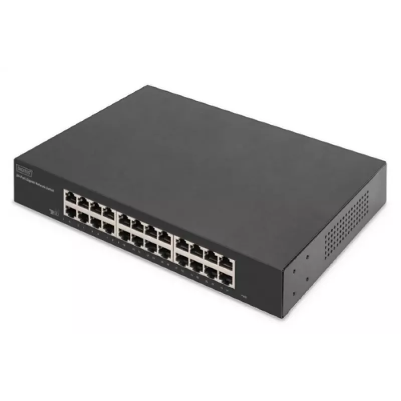 Przełącznik niezarządzalny Digitus DN-80113-2 24-portowy Gigabit Ethernet 19-calowy