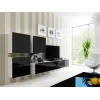 Cama Square Szafka VIGO 50/50/30 biały/czarny połysk