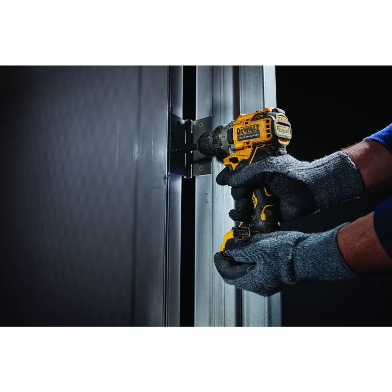 Wkrętarka akumulatorowa DeWALT DCD701D2-QW, 12V, 1500 obr./min, 57,5 N·m, 2 akumulatory 2 Ah