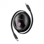 Kabel ładujący USB-C Baseus P10364500113-Z2, 100W, czarny, USB-C na USB-C
