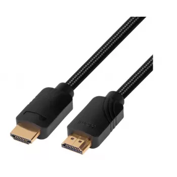 Kabel HDMI Premium v 2.1 2m czarny stworzony dla graczy