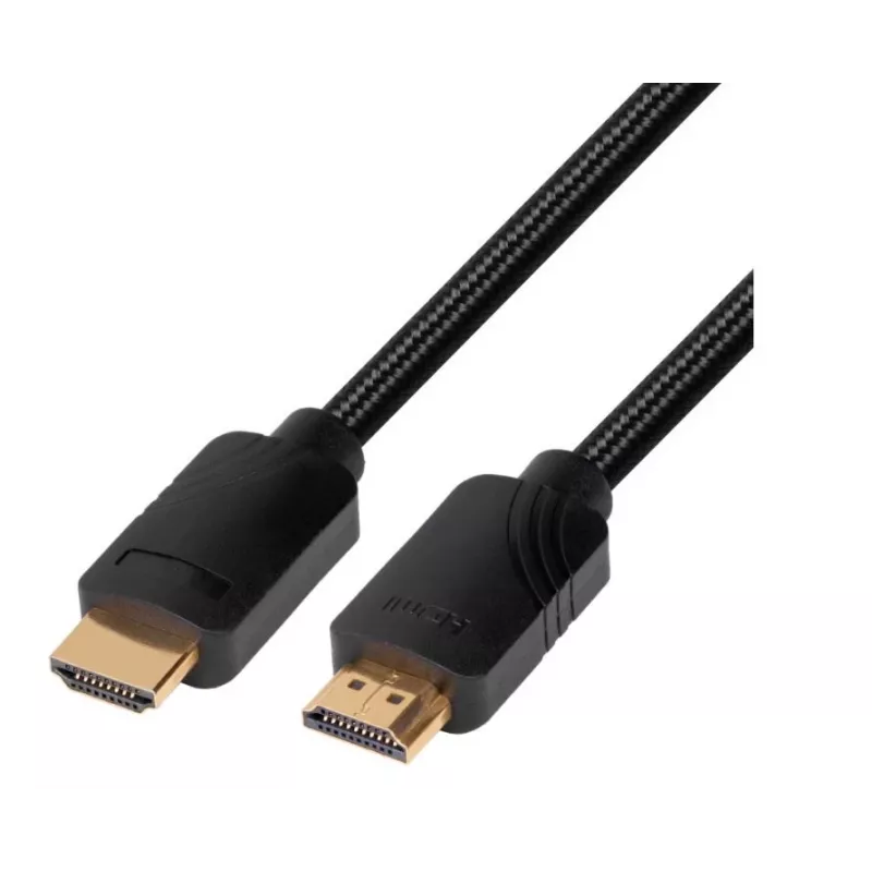 Kabel HDMI Premium v 2.1 2m czarny stworzony dla graczy