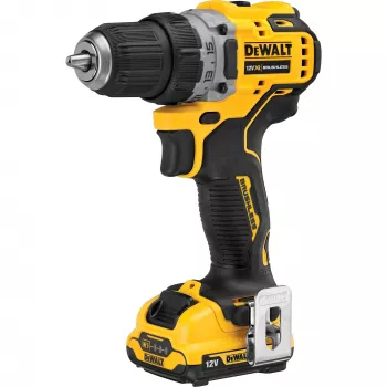 Wkrętarka akumulatorowa DeWALT DCD701D2-QW, 12V, 1500 obr./min, 57,5 N·m, 2 akumulatory 2 Ah