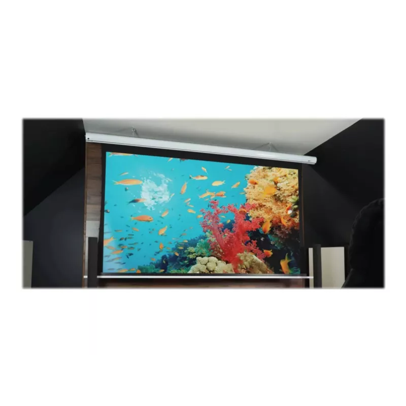 Motorowy ekran projekcyjny Elite Screens Saker Tab Tension SKT150XHW2-E24 3.81 m (150 cali) 16:9, szer. widzenia 3.32 m wys. 1.869 m