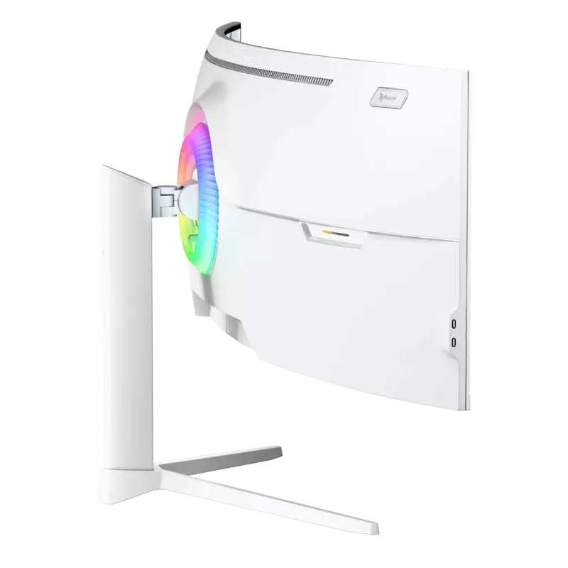 Curved monitor Arozzi Nova 49 inch (124.5 cm) Dual QHD 5120×1440 LED VA, 32:9, 4 ms, USB hub, speakers, biały