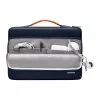 Torba na laptopa Tomtoc Defender-A14 (granatowa) — etui na 14-calowe laptopy, ochronne wyściółki, zapięcie na zamek