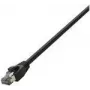 LogiLink - Kabel krosowy - RJ-45 (M) do RJ-45 (M) - 15 m - SFTP, PiMF - CAT 8.1 - Bezhalogenowy, Formowany, Okrągły, Z osłoną zatrzasku - Czarny