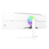 Curved monitor Arozzi Nova 49 inch (124.5 cm) Dual QHD 5120×1440 LED VA, 32:9, 4 ms, USB hub, speakers, biały