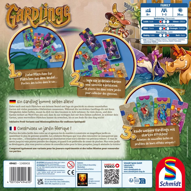 Gardlings, gra planszowa