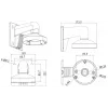 Uchwyt Hikvision DS-1272ZJ-120