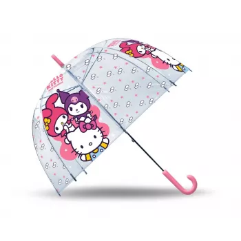 Przezroczysta parasolka Hello Kitty
