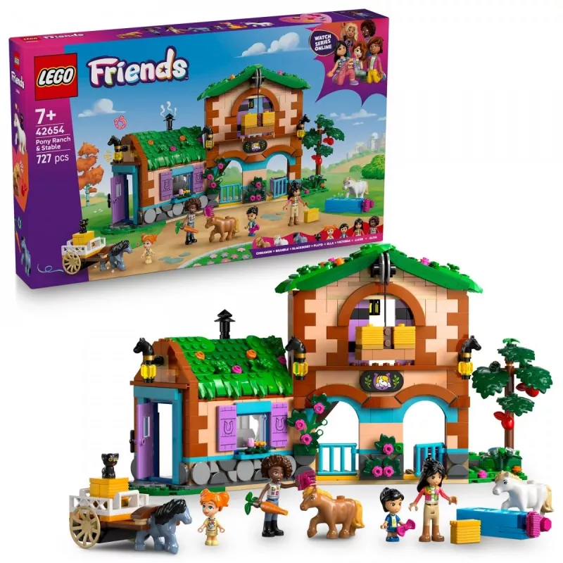 Klocki konstrukcyjne LEGO Friends Music Shop & Apartment set 42653 – modułowy zestaw do zabawy dla dzieci w wieku (marka LEGO)