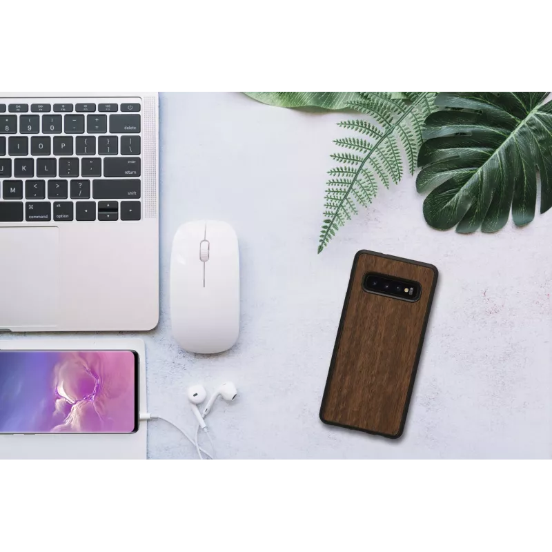 Etui na smartfona man and wood dla Samsung Galaxy S10, czarny wzór Koala, ochronne etui