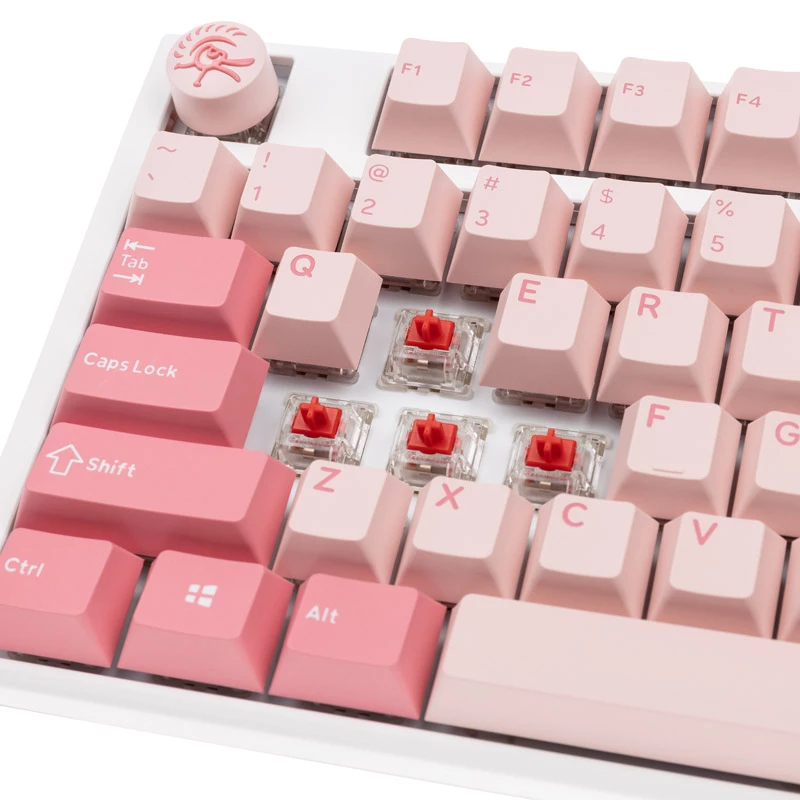 Ducky One 3 TKL klawiatura Gaming USB QWERTY Angielski Różowy