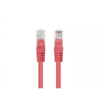 Kabel sieciowy LANBERG PCF6-20CC-0025-R Cat6 U/UTP RJ-45 do RJ-45 0,25 m Czerwony, CCA, 250 MHz