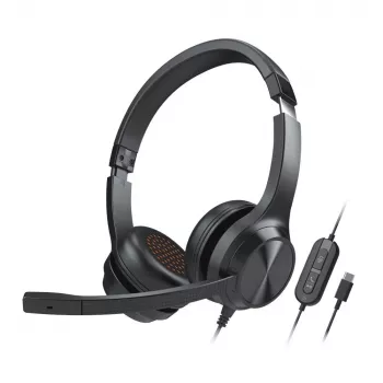 Creative 51EF0980AA000 Chat USB nauszny zestaw słuchawkowy przewodowy stereo czarny