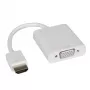 Kabel adaptera HDMI-VGA, HDMI ST - VGA BU 0,15 m, 0,15 m, VGA D-Sub , HDMI typ A standard
