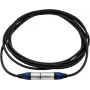 Kabel PSSO XLR 3-pin, 5 m, czarny, złącza kompatybilne z Neutrik