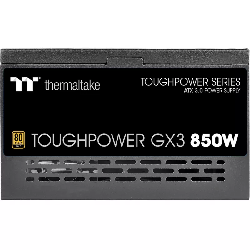 Thermaltake ToughPower GX3 - Zasilacz (wewnętrzny) - ATX12V 3.0 - EPS12V - 80 PLUS Gold - AC 100-240 V - 850 W - Czarny (PS-TPD-0850NNFAGE-3)