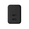 Crong ładowarka sieciowa Ultra Compact GaN 35W PD 3.0 2x USB-C (czarna)