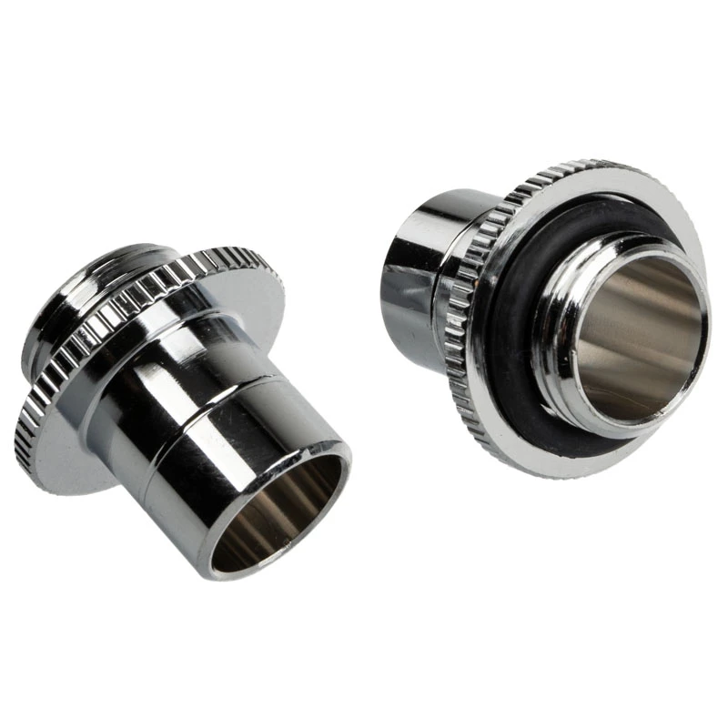 Adapter BitsPower TA-GMALP1622-GS — adapter do układu chłodzenia komputera, srebrny, gwint 1/4 cala, opakowanie 2 szt.