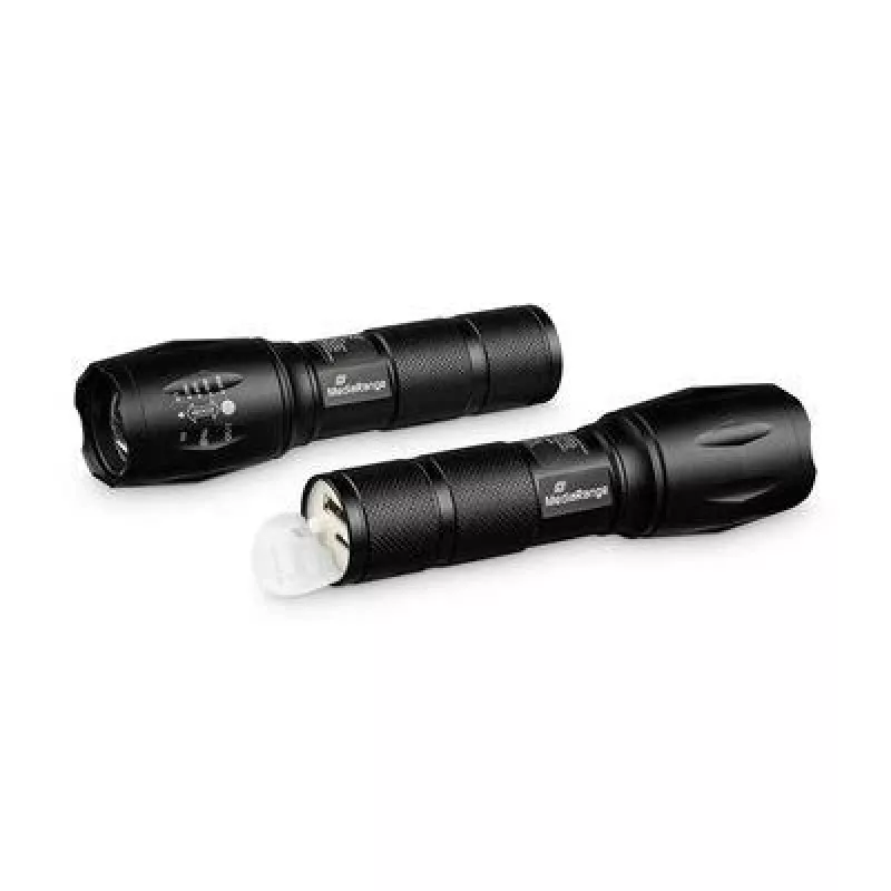 Lampa ręczna MediaRange MR735 Czarna LED 10W USB ładowalna