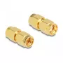 DeLOCK Adapter RP-SMA wtyk do RP-SMA wtyk średnica 9 mm szerokość 18,9 mm