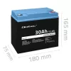 Akumulator LiFePO4 QOLTEC 12.8V 30Ah 384Wh z BMS