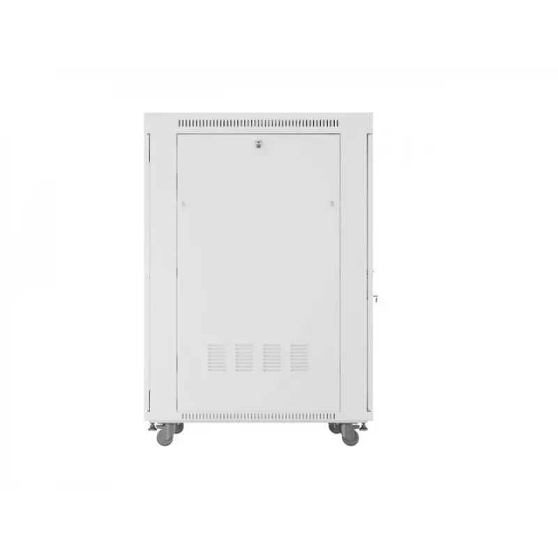 SZAFKA RACK WOLNOSTOJĄCA 19 inch 27U 800X1000 SZARA PERFOROWANE DRZWI LCD LANBERG (PAKOWANIE PŁASKIE)