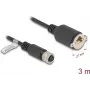 Kabel sieciowy DeLOCK M12 80454 RJ45 Cat5e 3 m Czarny
