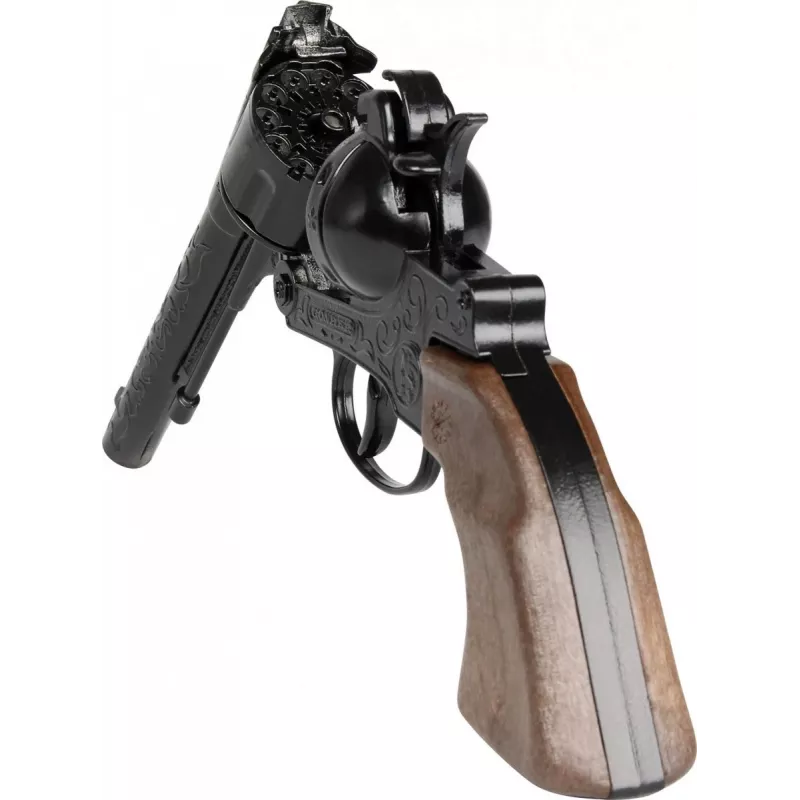 Pulio Metal Cowboy Revolver Gonher — metalowy rewolwer na kapiszony model 155122/6