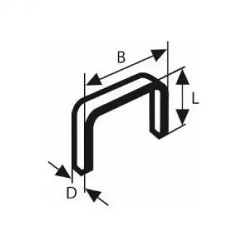 Zszywki Bosch 2 609 200 291 1000 szt.
