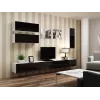 Cama Szafka VIGO 90 pełna 90/35/32 biały/czarny połysk