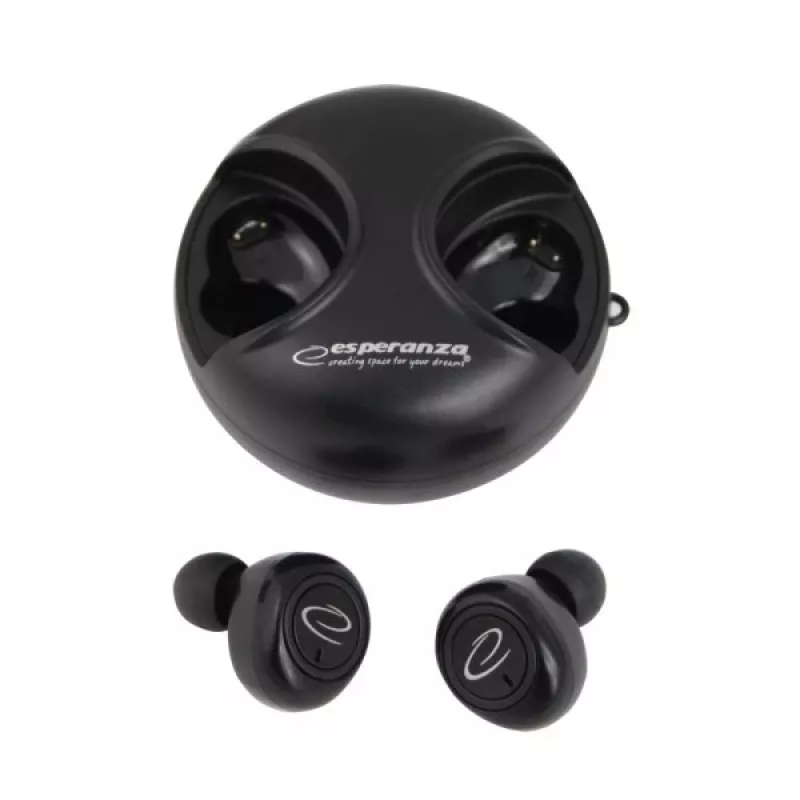 Słuchawki/zestaw słuchawkowy Esperanza EH228K Bezprzewodowe douszne Połączenia/Muzyka Micro-USB Bluetooth Czarny