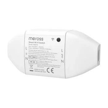 Inteligentny przełącznik WiFi Meross MSS715MA-UN zgodny z Matter - jednokanałowy przekaźnik w ścianie do automatyki domowej