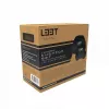 L33T Gaming 160382 Luksusowy Zestaw Poduszek do Krzesła Gamingowego, Pianka Memory, Welur, Ultra-miękki, Czarny