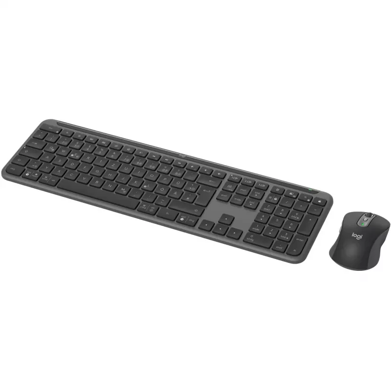 Logitech 920-012483 klawiatura mysz included Office RF Wireless + Bluetooth QWERTZ German Graphite