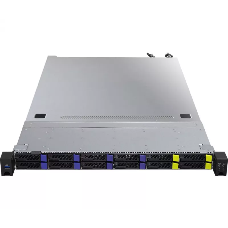 ASRock 1U8S4E-GENOA/2T serwer barebone SoC socket SP5 (LGA 6096) Rack (1U)
