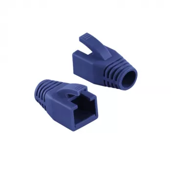 Logilink | Osłona odciążająca wtyku RJ45, 8,0 mm (50 szt.) | MP0035B | Niebieska