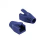 Logilink | Osłona odciążająca wtyku RJ45, 8,0 mm (50 szt.) | MP0035B | Niebieska