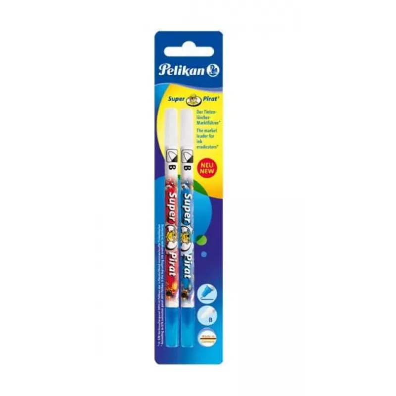 Gumka Pelikan Super-Pirat F/B wielokolorowa 2 szt.