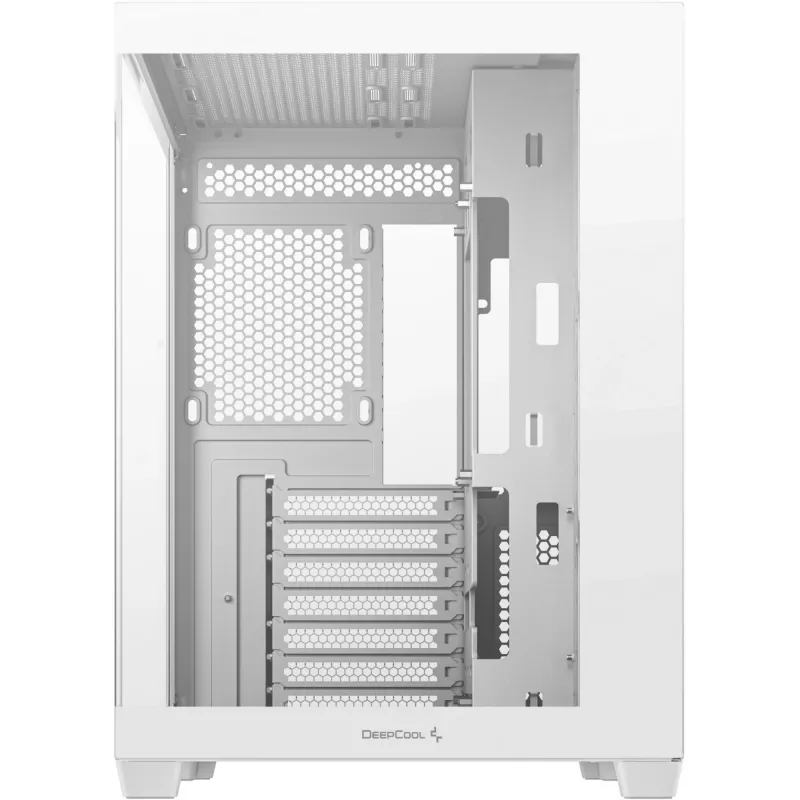 Obudowa PC DeepCool CG530 WH Midi Tower — ATX/Micro ATX/ITX, szkło hartowane, 2 wnęki 3,5 cala + 3 wnęki 2,5 cala, obsługa GPU do 410 mm