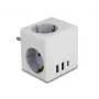 Adapter wtyczki zasilającej typu F DeLOCK 11496 2 porty USB 5 V 2,4 A 3 A