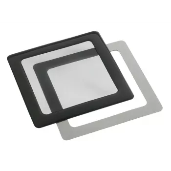 Filtr przeciwkurzowy DEMCiflex DF0002 do wentylatora 80 mm, czarny, 105,3 × 105,3 mm