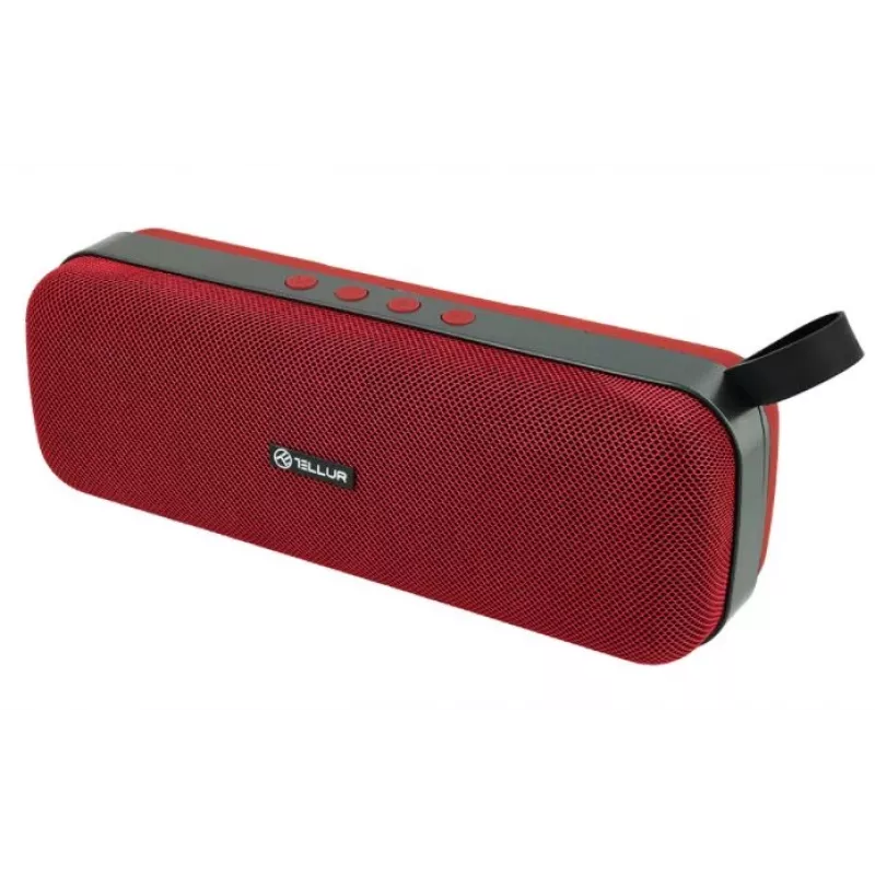 Przenośny głośnik Tellur Bluetooth Loop 10 W czerwony