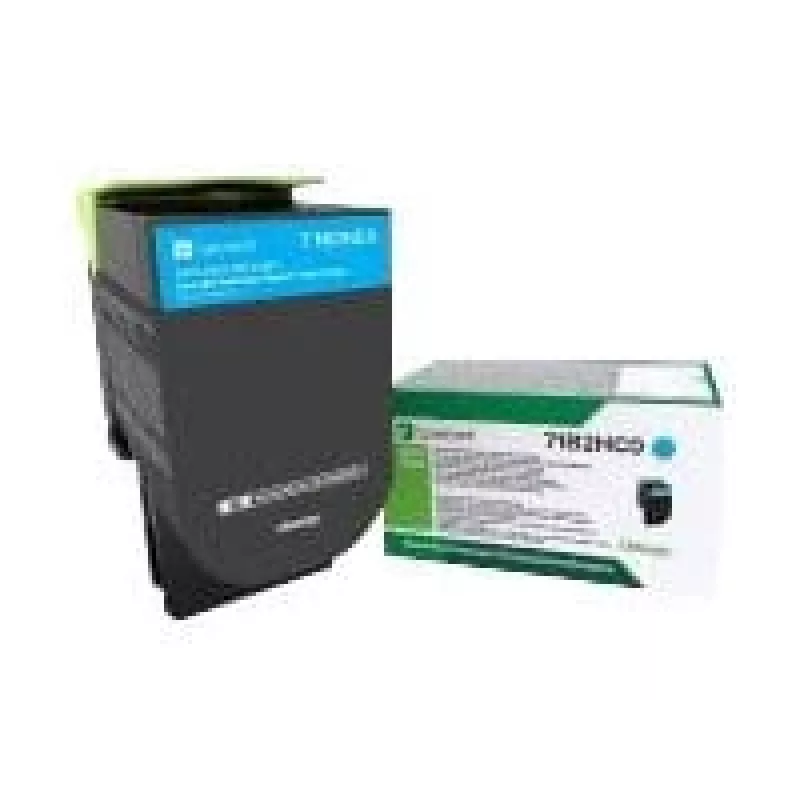 Lexmark 71B2HC0 wkład tonerowy 1 szt. oryginalny cyjan